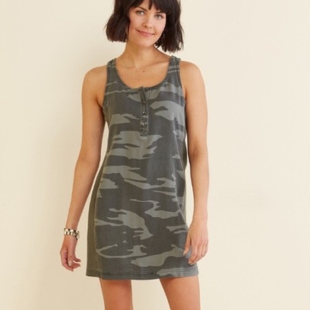 Splendid women’s large Camouflage‎ Tank Dress